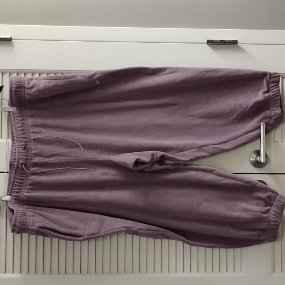 NWT Nike Women's Therma-FIT One Loose Fleece Pants in Violet Plus Size 3X